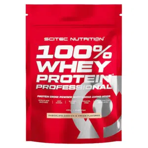 Scitec Nutrition 100% Whey Protein Professional csokoládé-kekszkrém - 400g