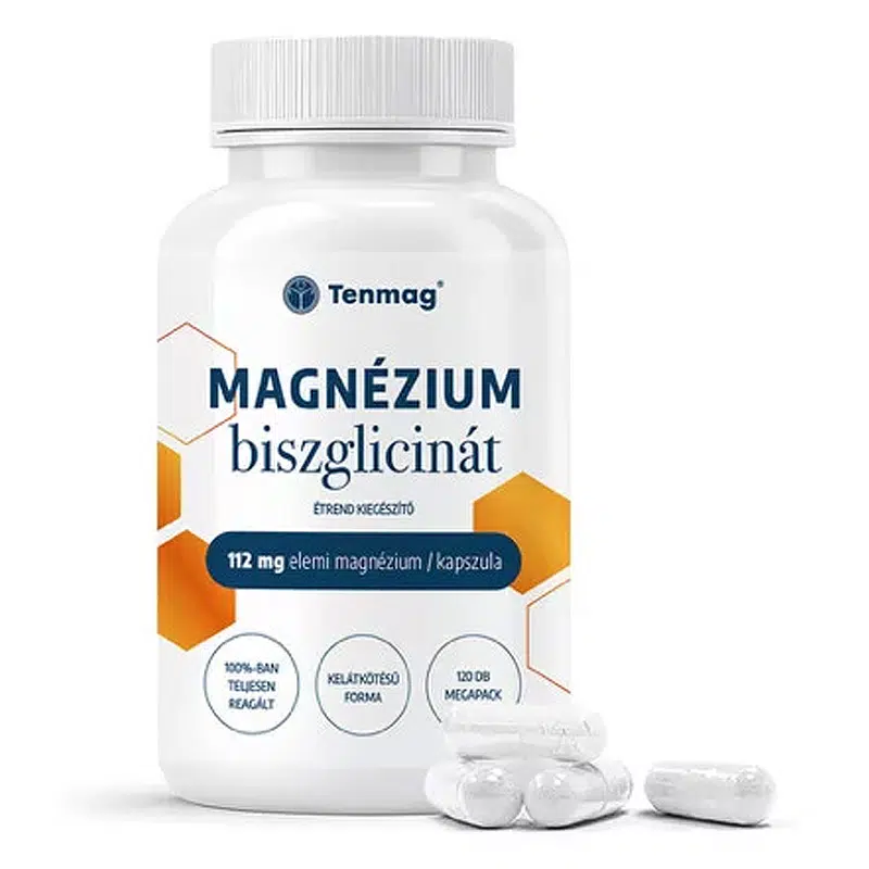 Tenmag Magnézium biszglicinát kapszula - 120 db 1 Tenmag Magnézium biszglicinát kapszula - 120 db