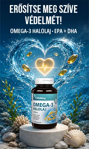 Vitaking Omega-3 1200mg halolaj kapszula – 90db