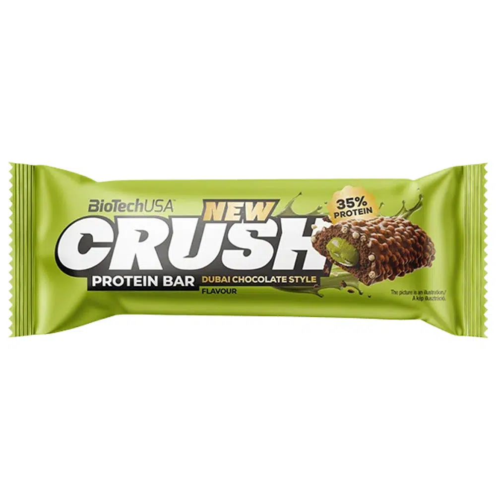 BioTech USA Crush Protein Bar dubai csokoládé stílusú - 45g 1 BioTech USA Crush Protein Bar dubai csokoládé stílusú - 45g