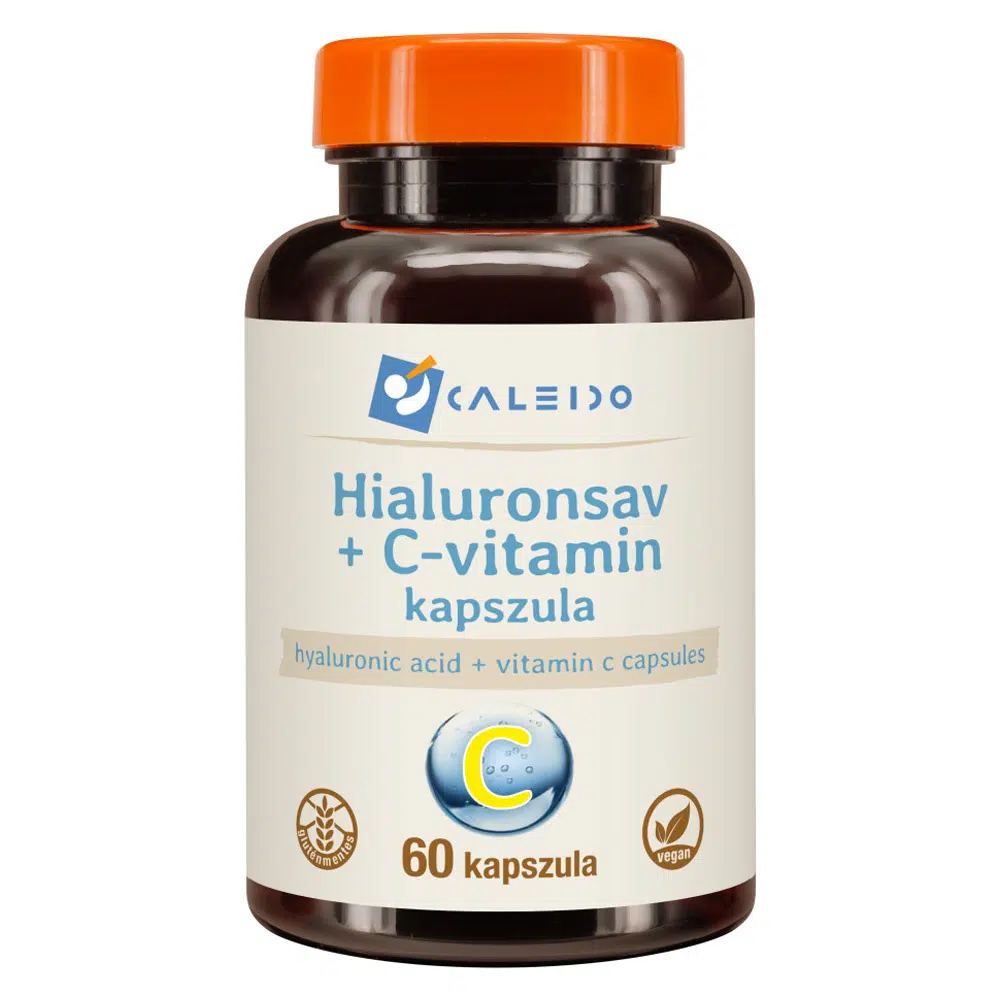 Caleido Hialuronsav + C-vitamin kapszula - 60db 1 Caleido Hialuronsav + C-vitamin kapszula - 60db