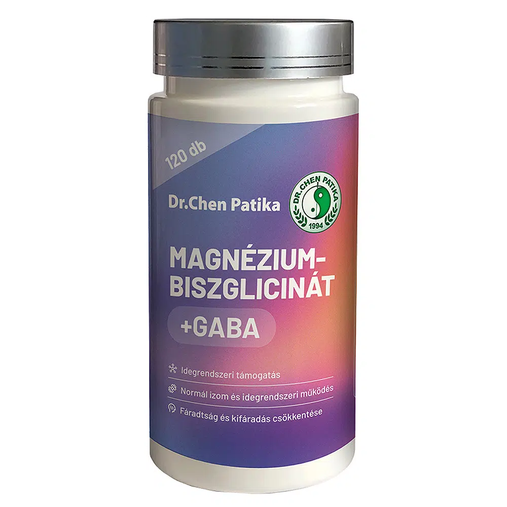 Dr. Chen Magnézium-bliszglicinát +GABA kapszula - 120db 1 Dr. Chen Magnézium-bliszglicinát +GABA kapszula - 120db