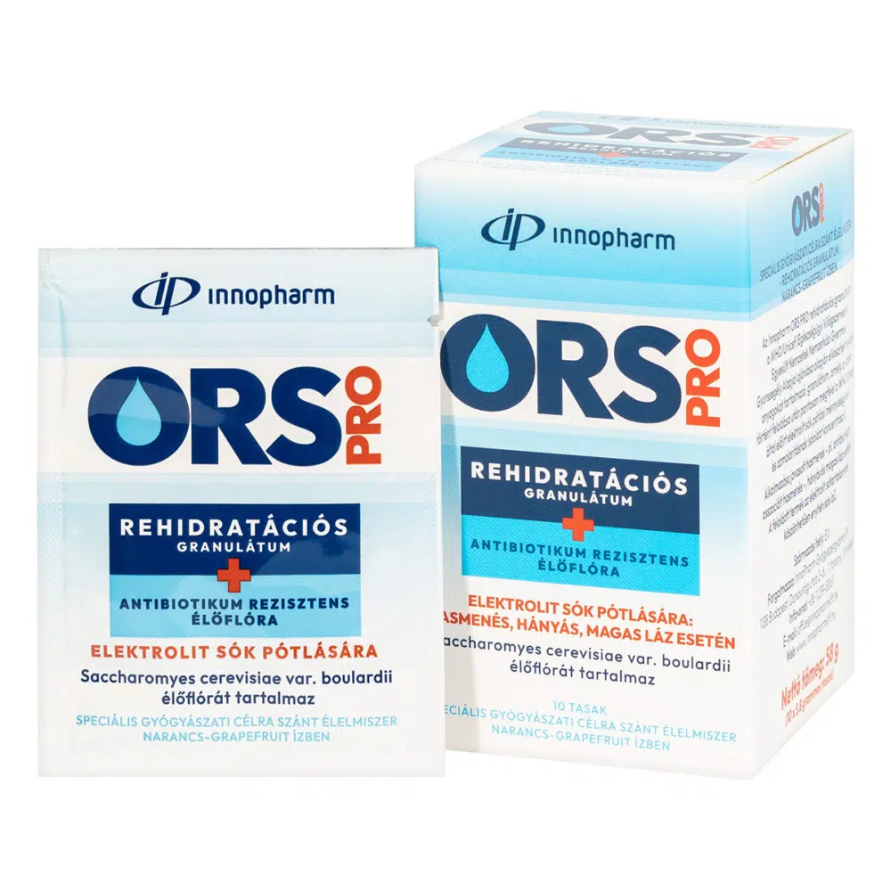 InnoPharm ORS Pro rehidratációs granulátum probiotikummal - 10db 1 InnoPharm ORS Pro rehidratációs granulátum probiotikummal - 10db