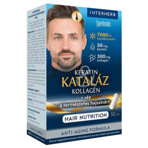 Interherb Keratin & Kataláz & Kollagén Hair Nutrition kapszula - 30db