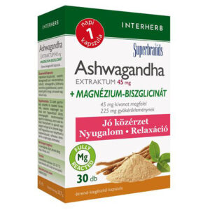 Interherb Napi 1 Ashwagandha Extraktum+Magnézium-biszglicinát kapszula - 30db